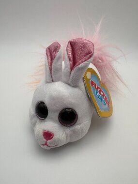 NWT Fuzzee Tails Poopsie Bunny Rabbit Pink Glitter Fluffy Tail 6in (SKU: 663TO)